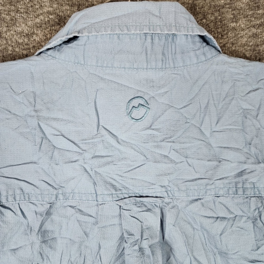 Magellan Outdoors Adventure Gear Men 2XL Blue Short Sleeve MagShield Loose Shirt - Picture 5 of 8